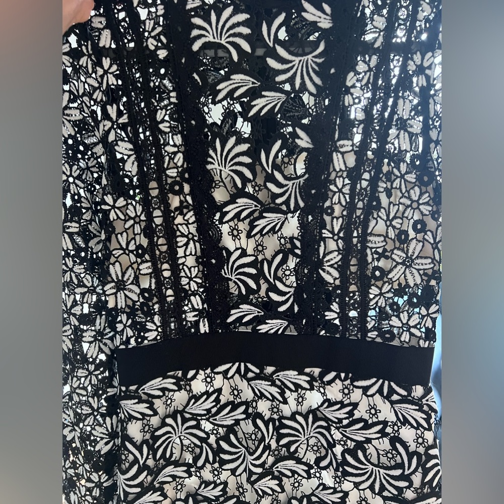 Self Portrait Antoinette Mini Dress with Frills
